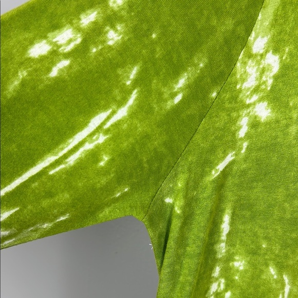 Parsley & Sage Green and White Tie-Dye Long Sleeve Tunic Top Size Large - Picture 4 of 9